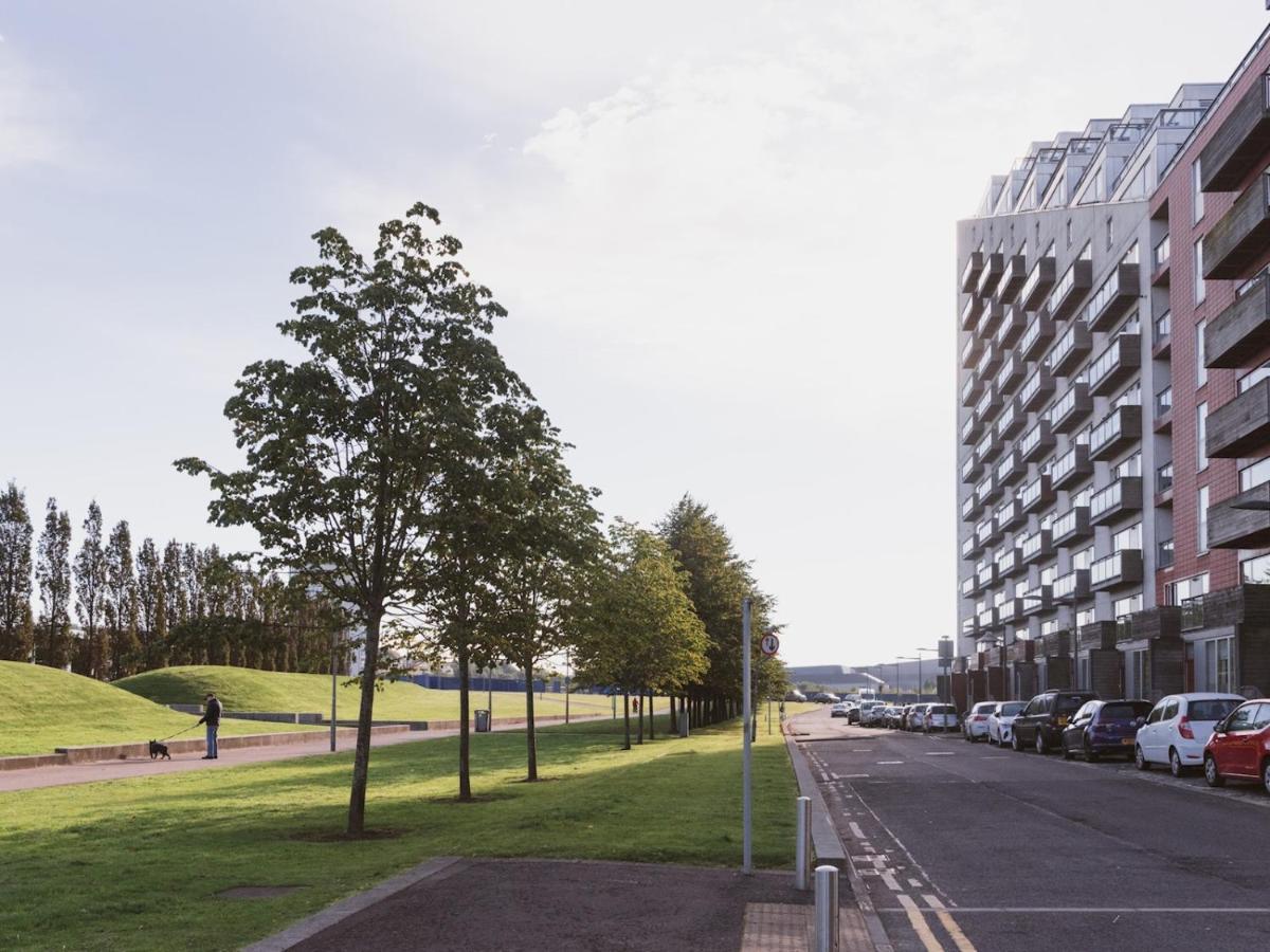 Pass The Keys Lovely 2-Bed Flat Glasgow Harbour Free Parking Exteriör bild